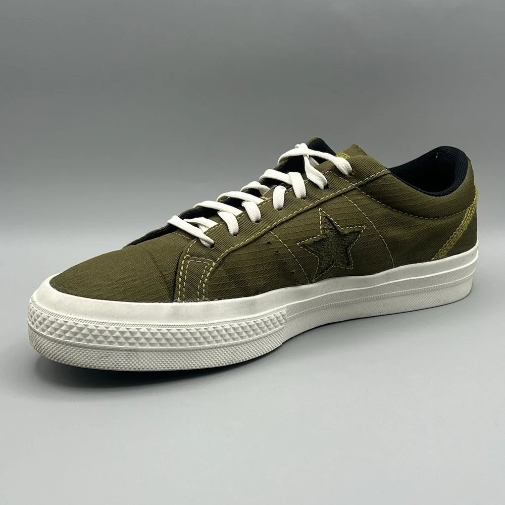 Converse One Star OX Low Renew Sneaker Olive Green -‎ Men Size 9 (172349C)